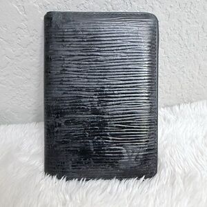 Louis Vuitton Black Epi Card Holder